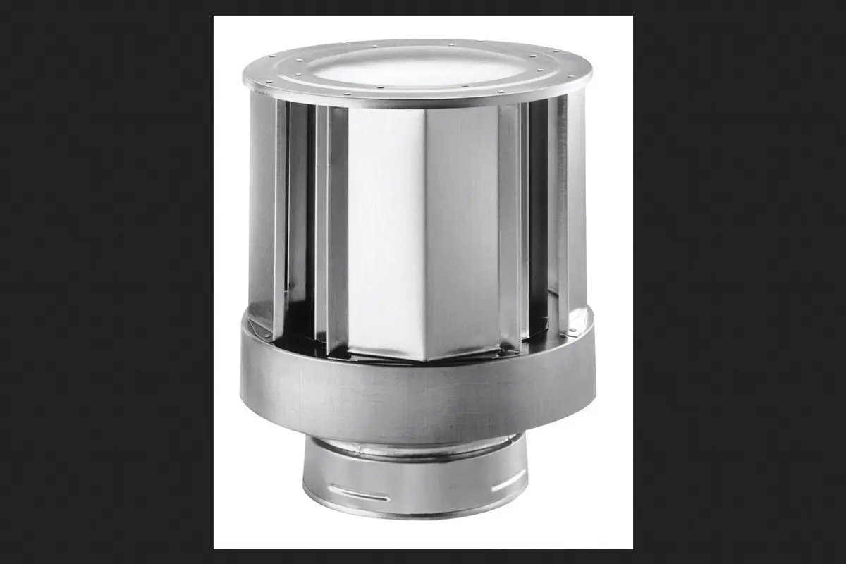 DuraVent 46DVA-VCH Direct Vent Vertical Termination Cap 4" x 7" | High Wind Performance - main product image