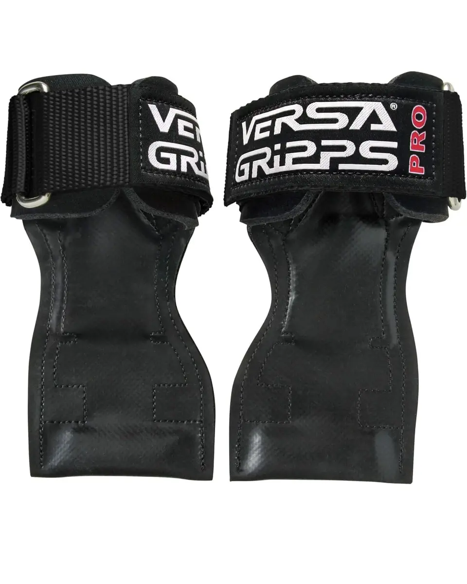 Versa Gripps PRO Wrist Straps XS Black | Proven All-in-One Advantage for Weightlifting - main product image