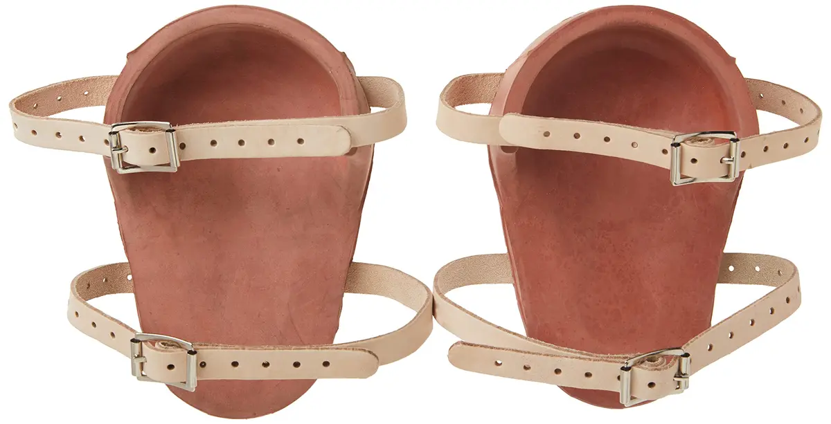 Custom Leathercraft CLC 318 Heavy-Duty Molded Rubber Kneepads | Support Heavy Industrial Use - view 4
