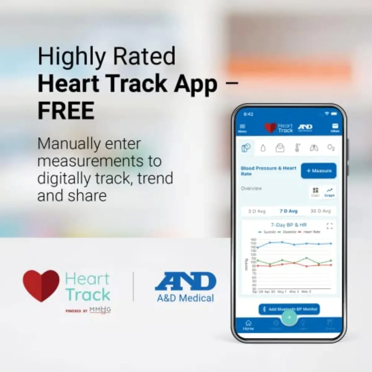 A&D Medical UA-789AC Blood Pressure Monitor with Extra Large Cuff 42-60cm (16.5-23.6") | Clinically Validated Accuracy - view 7