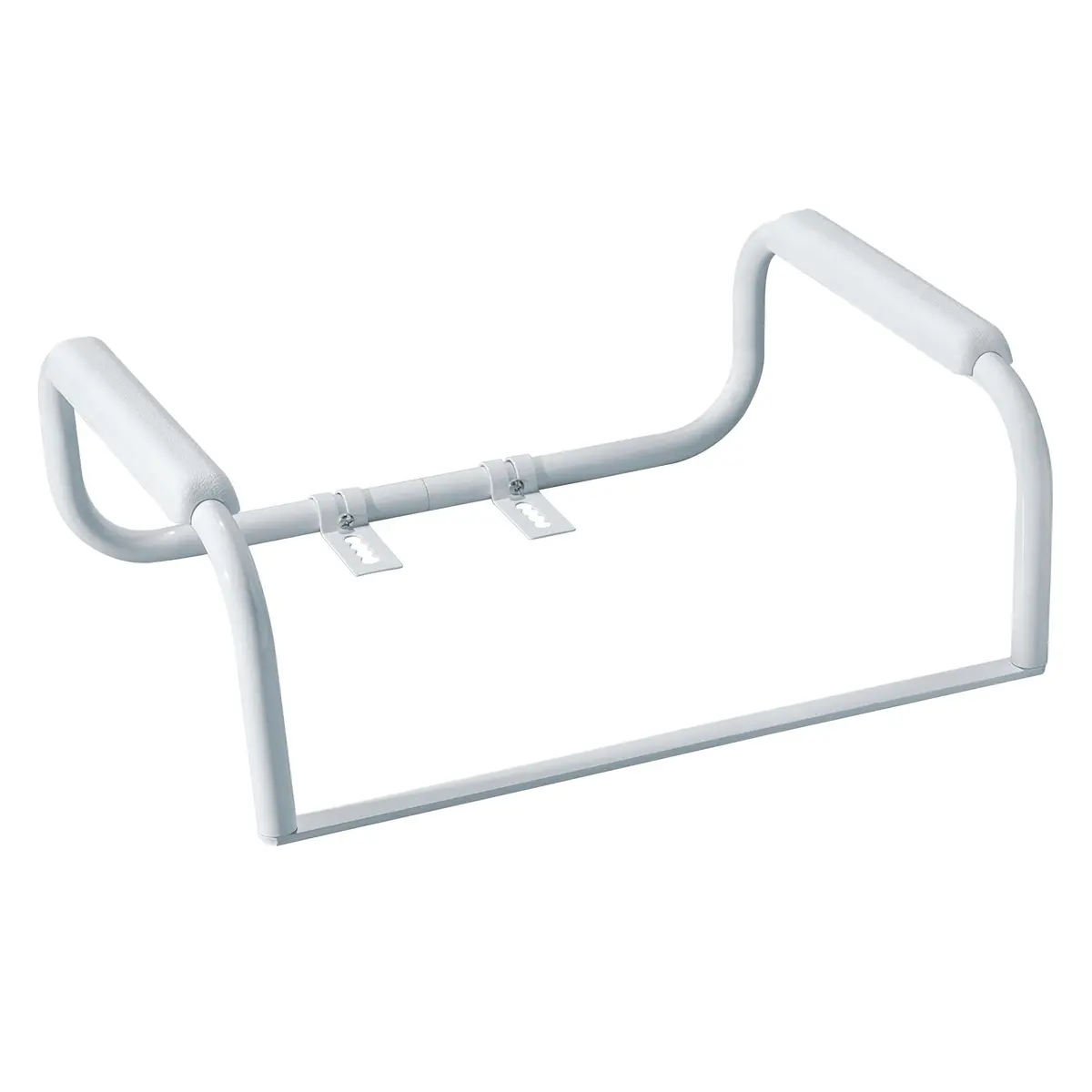Moen Glacier White Home Care Bathroom Safety Toilet Grab Bar, Toilet Rails for Seniors, DN7015 | ADA-Compliant Support for Seniors - main product image