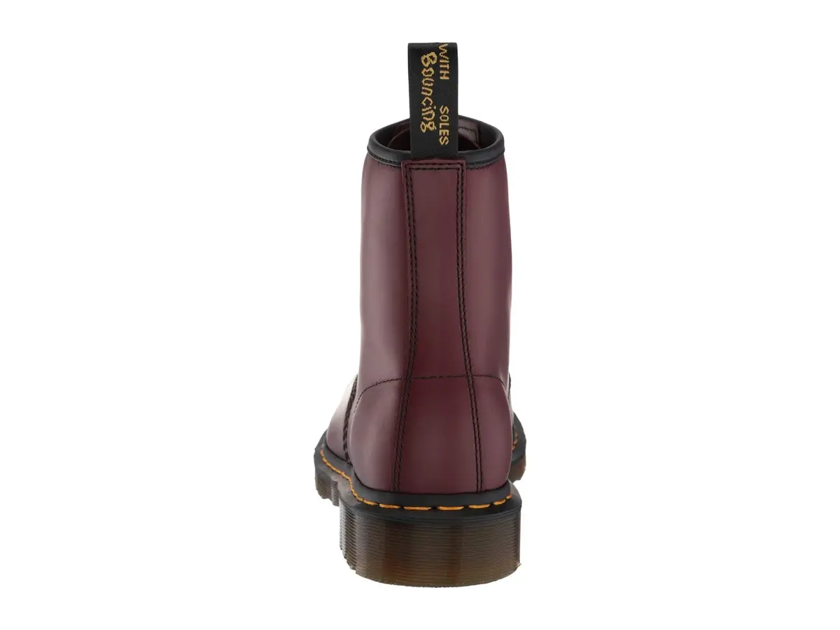 Dr. Martens 1460 Smooth Leather Boot, Cherry Red | Classic Unisex Combat Style (70-120 chars) - view 6