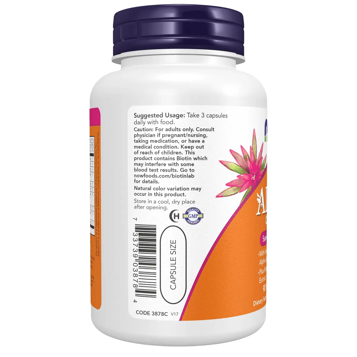 NOW Supplements ADAM™ Men's Multivitamin 90 Veg Caps | Supports Men's Health & Vitality - view 4