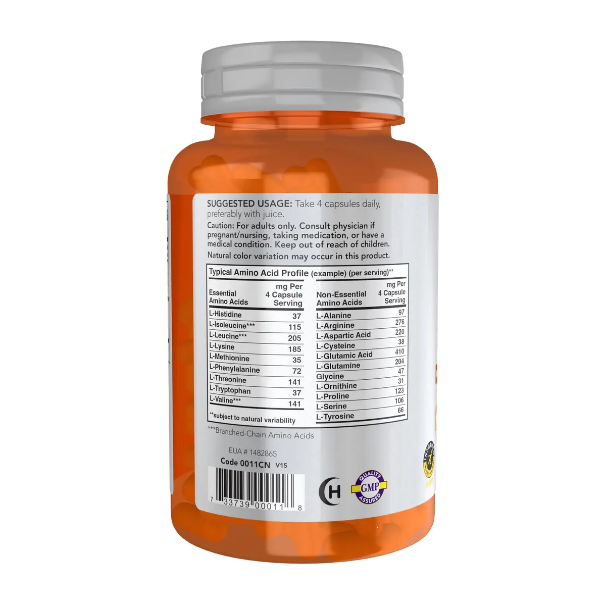 NOW Amino Complete™ Protein Blend with 20 Aminos & B-6 | Supports Muscle & Heart Health - view 3