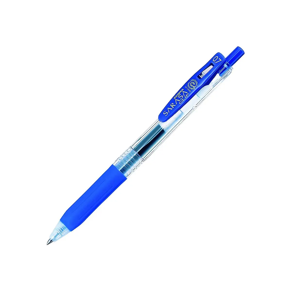 Zebra Sarasa Clip Gel Pen 0.7 mm Pale Blue | Smooth Ink Flow & Retractable Design - main product image