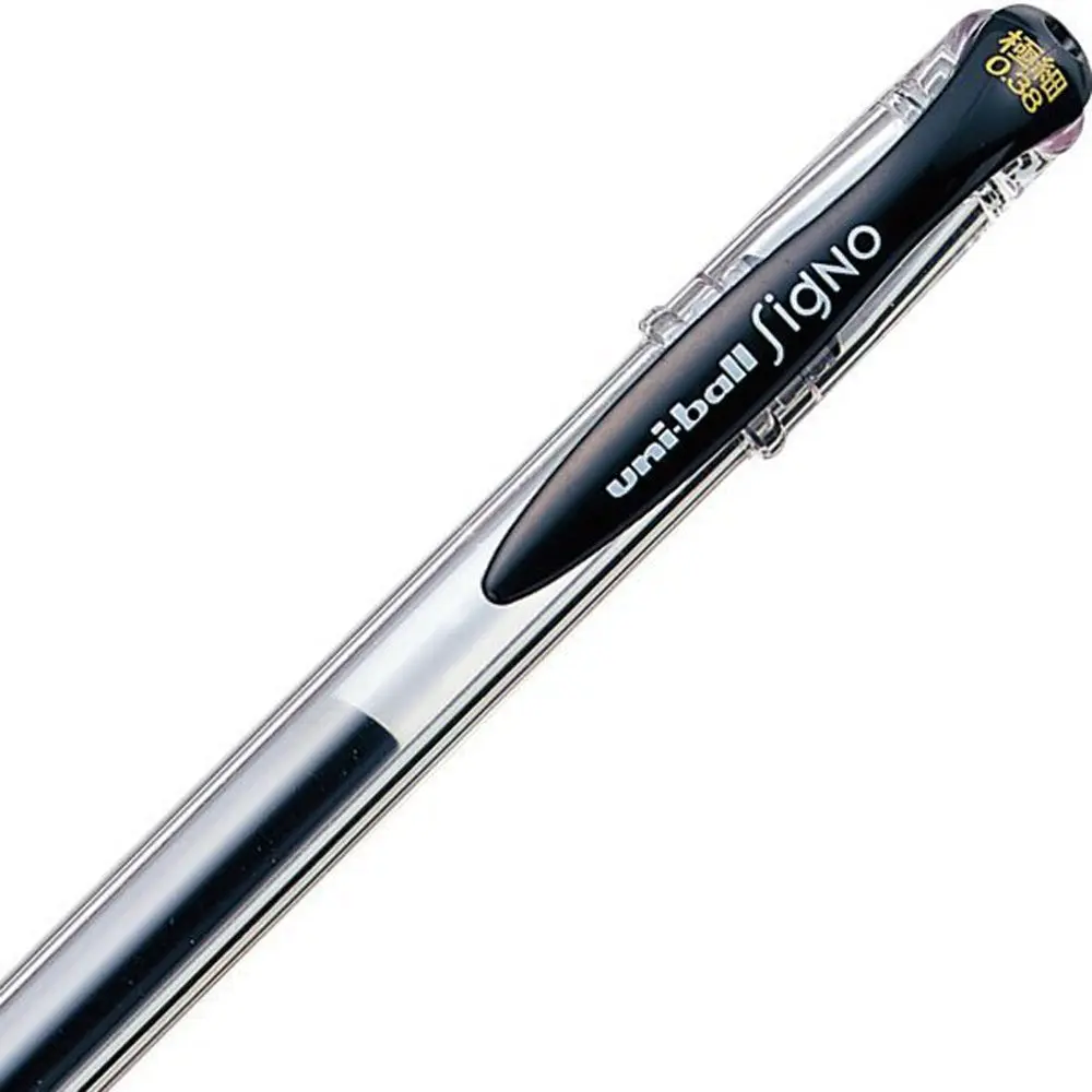 三菱鉛筆 Uni Gel Ballpoint Pen Signo Extra Fine 0.38mm Black | Precise, Japan-origin, 1 Pack - view 3