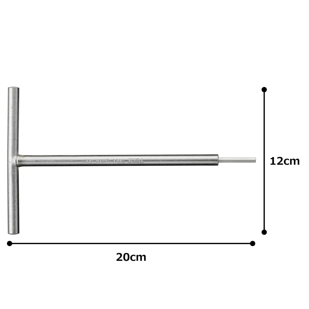 TONE T-type Hex Wrench THW-04 4mm | Long Reach for Tight Spaces - view 3