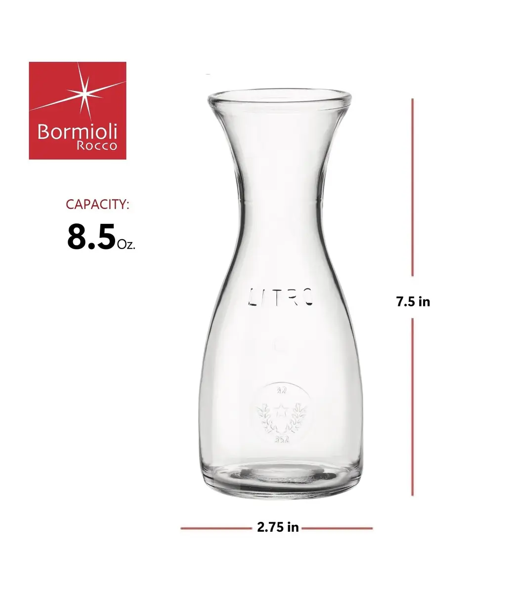Bormioli Rocco Misura Wine Carafe 8-1/2 oz | Italian Certified Serveware - view 2