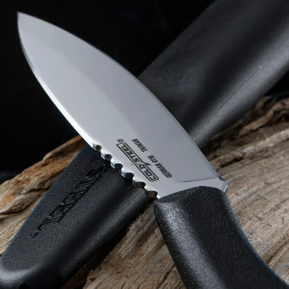 Cold Steel Canadian Belt Knife 4in German Stainless Steel | Fixed Blade Outdoor Utility Knife - view 7
