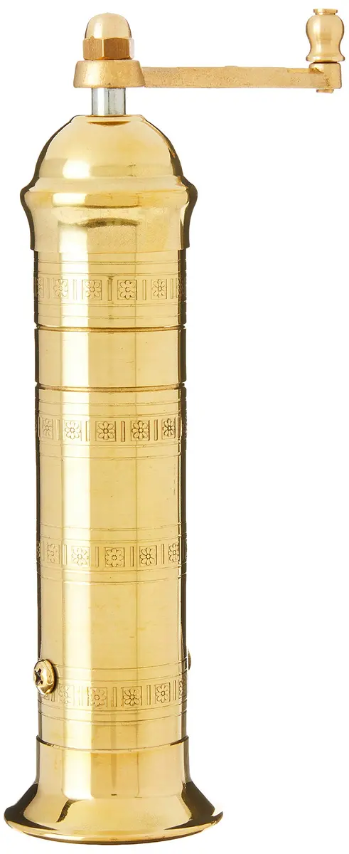 Pepper Mill Imports Atlas Pepper Mill Brass 7.5" | European Handcrafted Flavor - main product image