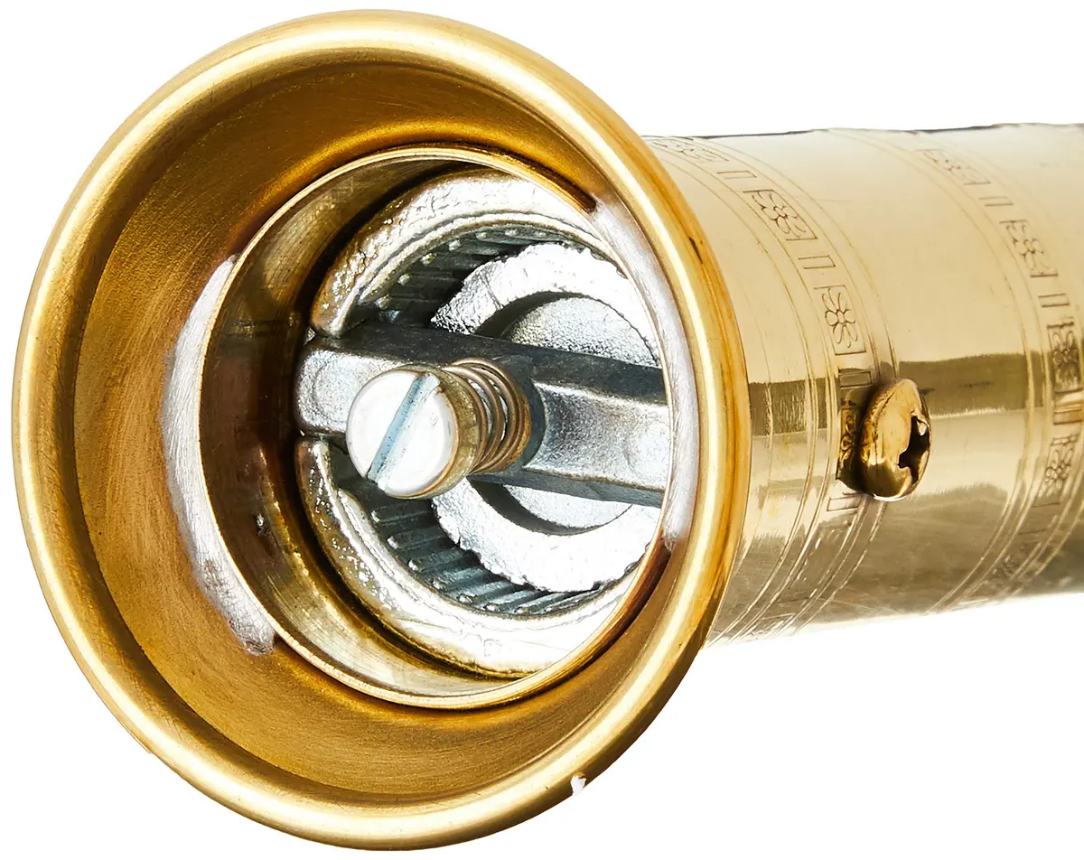 Pepper Mill Imports Atlas Pepper Mill Brass 7.5" | European Handcrafted Flavor - view 3
