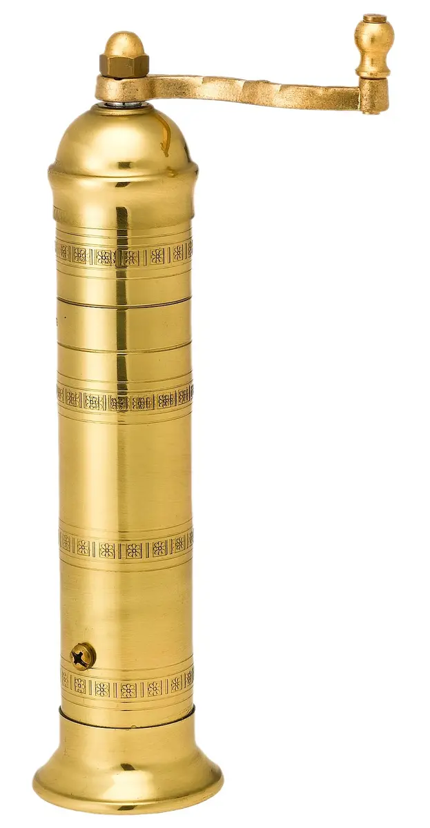 Pepper Mill Imports Atlas Pepper Mill Brass 9" | European Handcrafted Flavor - main product image