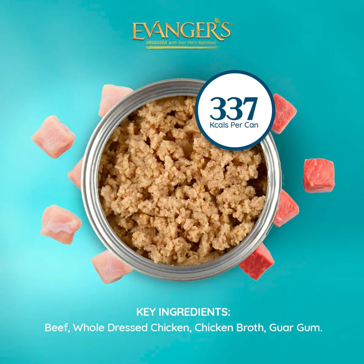 Evanger's Heritage Classic Beef with Chicken Dog Food – 12 Pack, 12.5 oz Each | Grain & Gluten Free - view 4