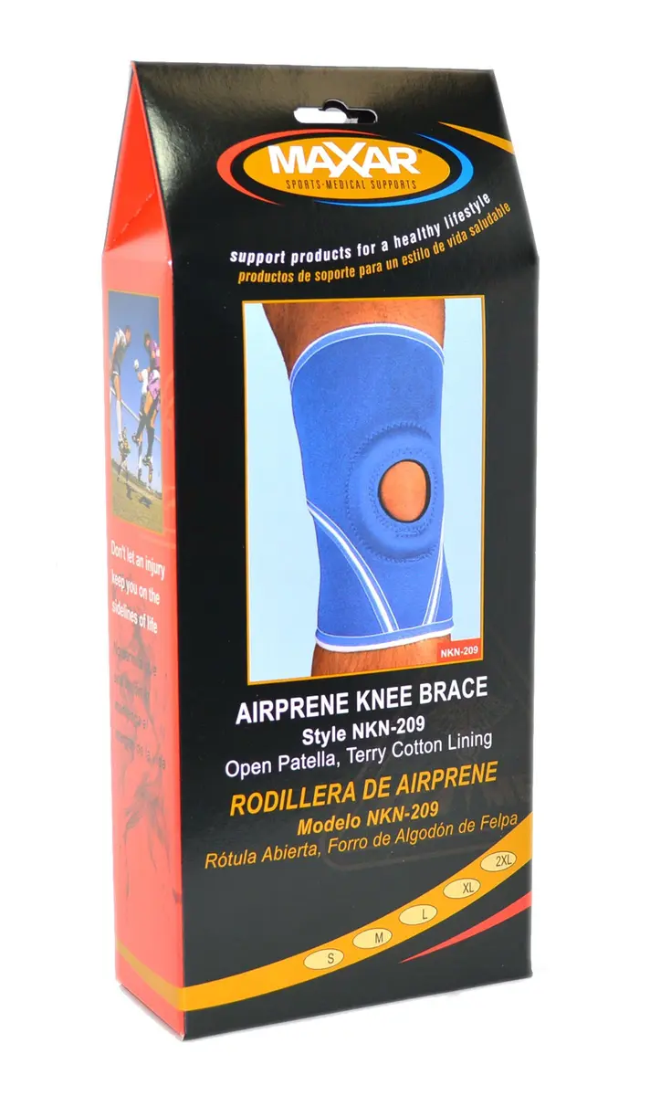 MAXAR Airprene Knee Brace XXLarge | Breathable Neoprene Support with Terrycotton Lining - view 3