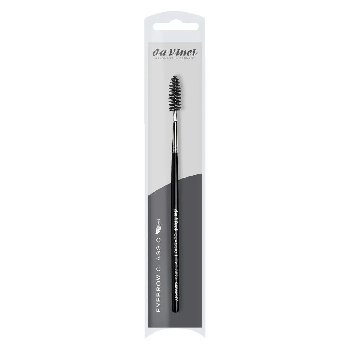 da Vinci Cosmetics Series 3674 Classic Eyelash Brush, 9.4 Gram | Handmade in Germany, Synthetic Fibers, Short Handle - view 4