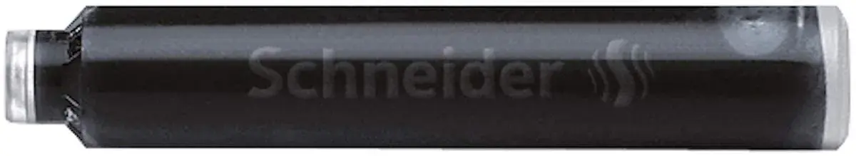 Schneider Black Ink Cartridge Refill for Fountain Pens | 6 Cartridges - view 2