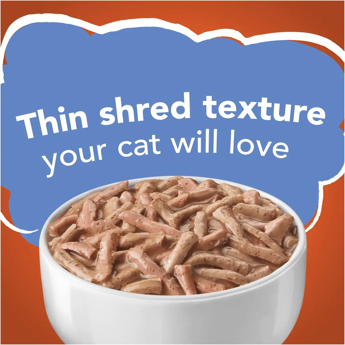 Friskies Shredded Chicken and Salmon in Gravy 5.5 oz | Shredded texture for cats - view 4