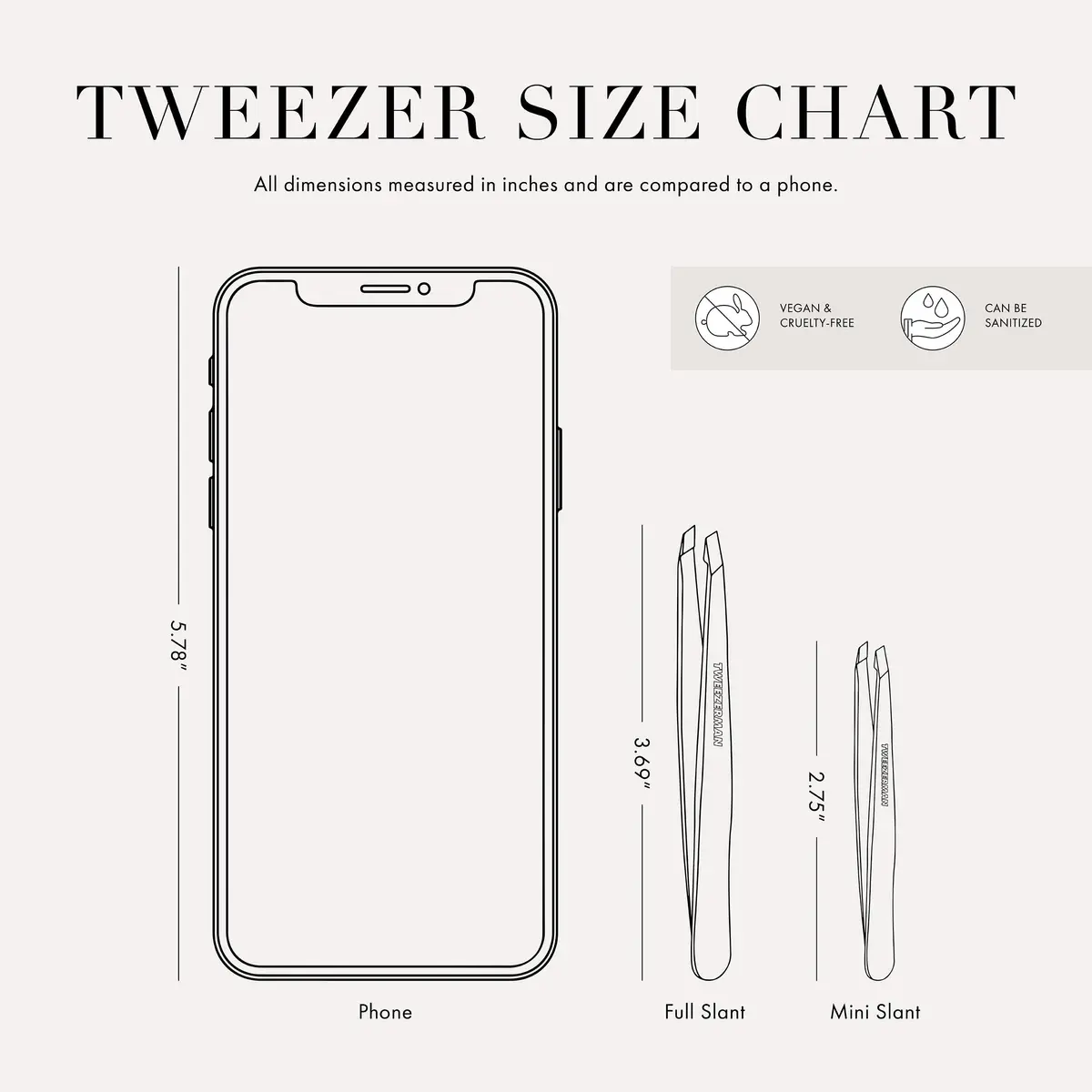 Tweezerman Mini Slant Tweezer Blooming Lilac | Precision Eyebrow Shaping Tool - view 5