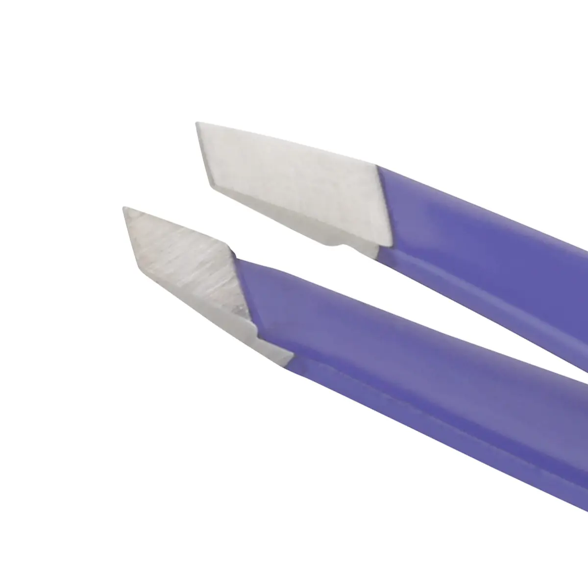 Tweezerman Mini Slant Tweezer Blooming Lilac | Precision Eyebrow Shaping Tool - view 2