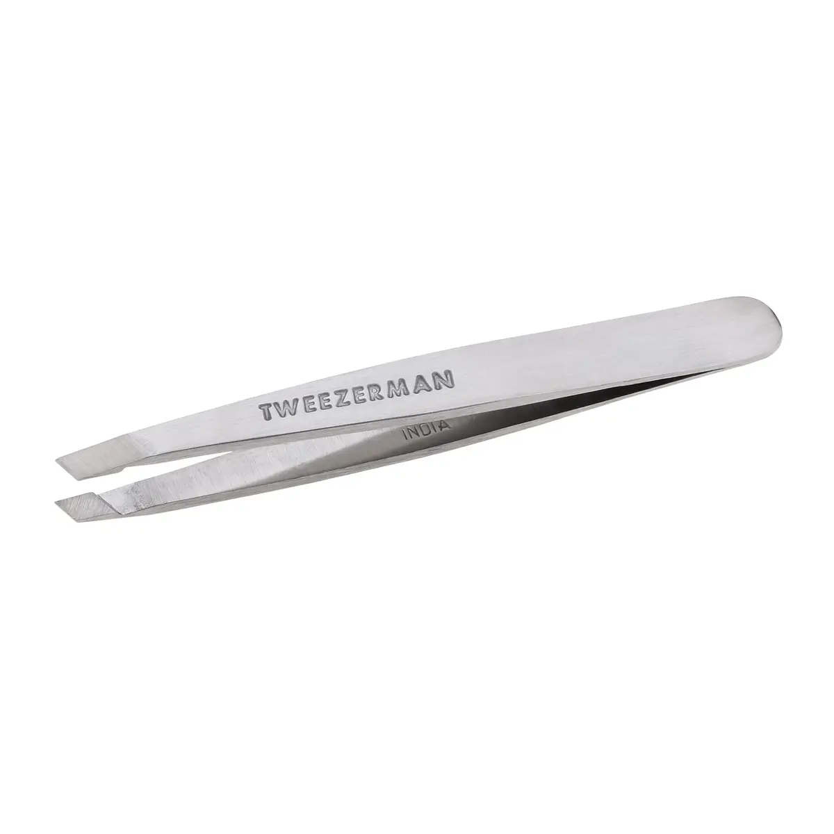 Tweezerman Mini Slant Tweezer Classic Stainless Steel, 1 Count | Precision Pointed Tips for Eyebrows - view 4