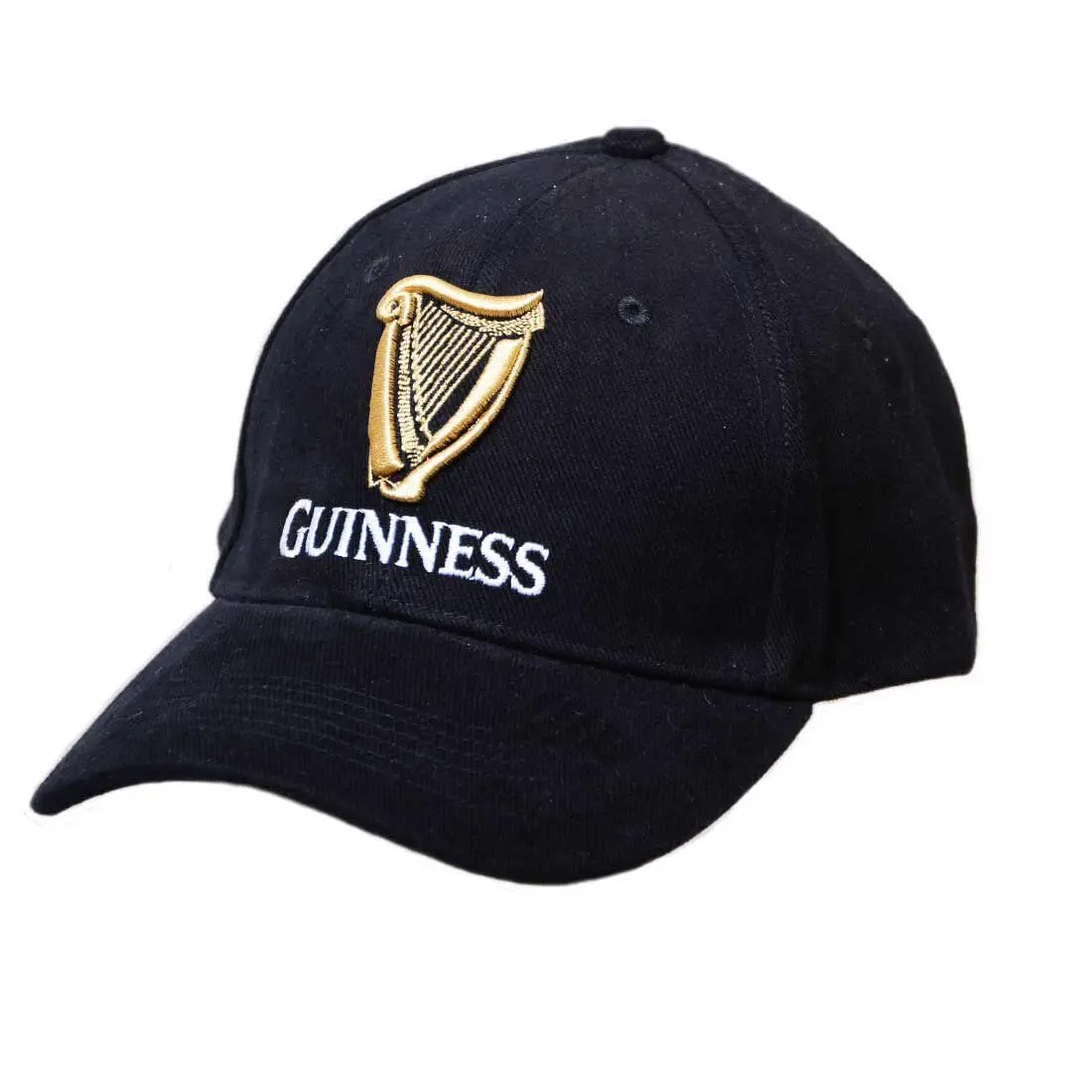 Guinness Men's BLK SIG EMB B/Ball Cap Baseball, One Size, Black (Black Black) | Adjustable Cotton Cap - main product image