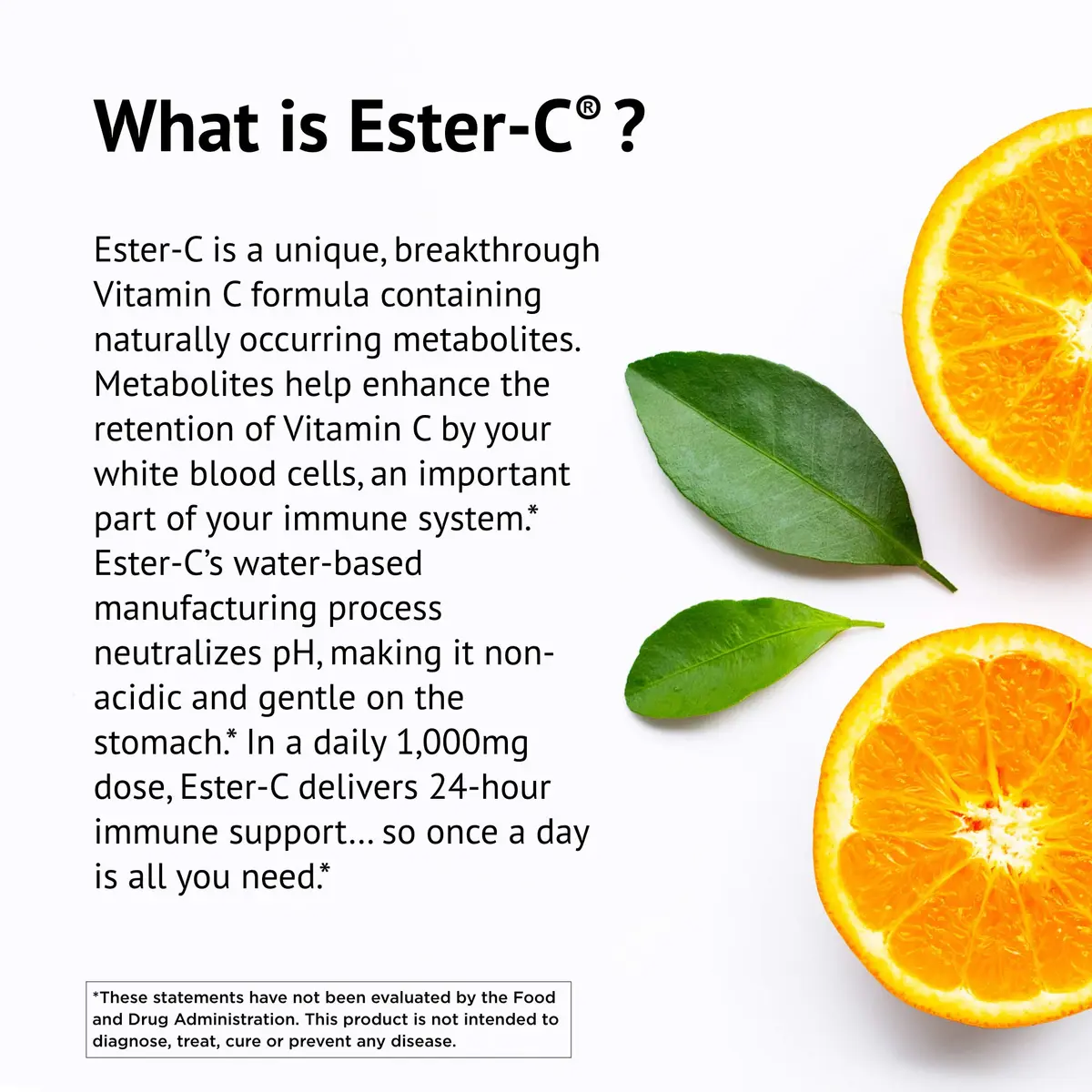 American Health Ester-C 1000mg 180ct | Non-Acidic Vitamin C for Immunity & Stomach Comfort - view 3