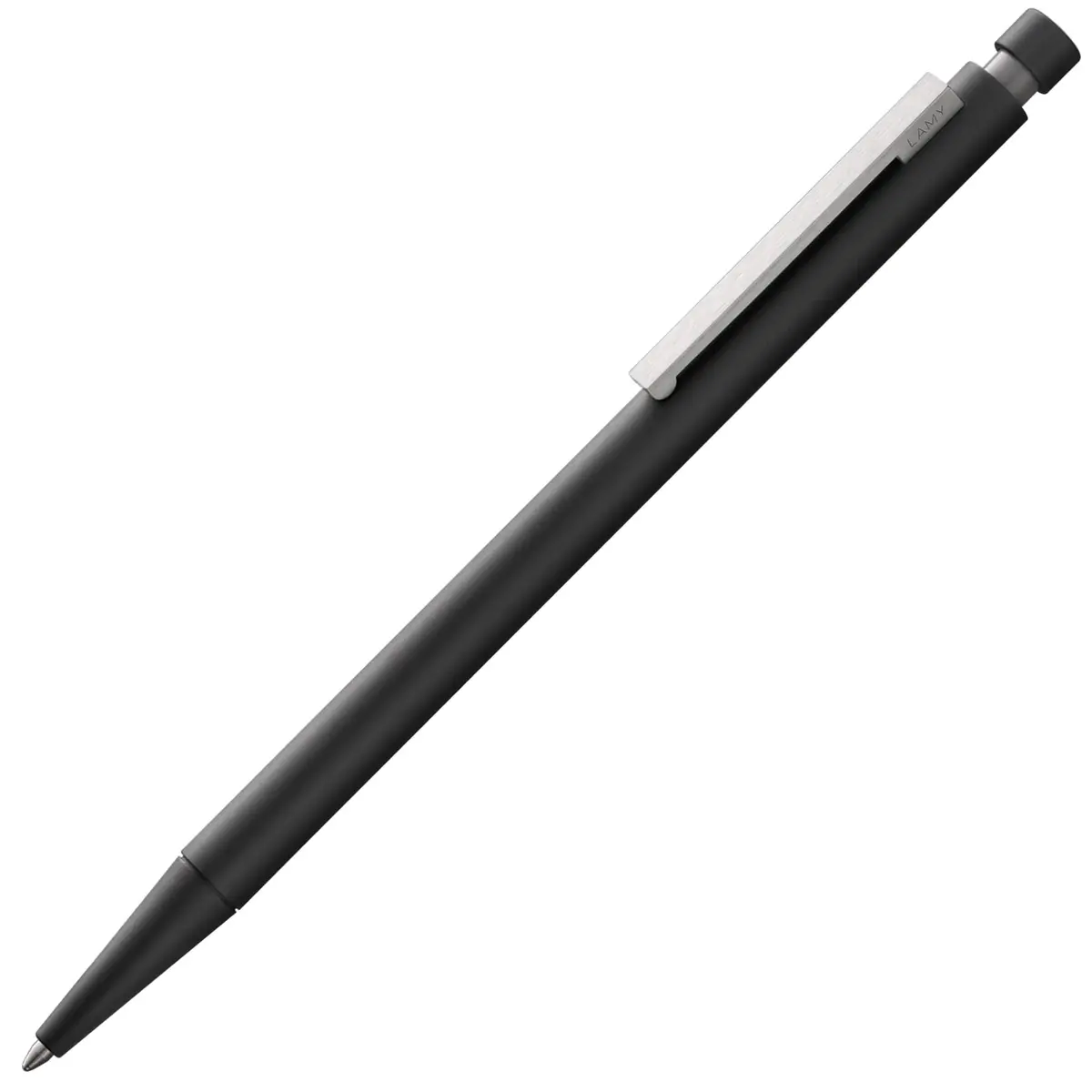 Lamy cp1 black ballpoint pen | Minimalist metal body, cushioned stainless steel clip, M 16 refill - main product image