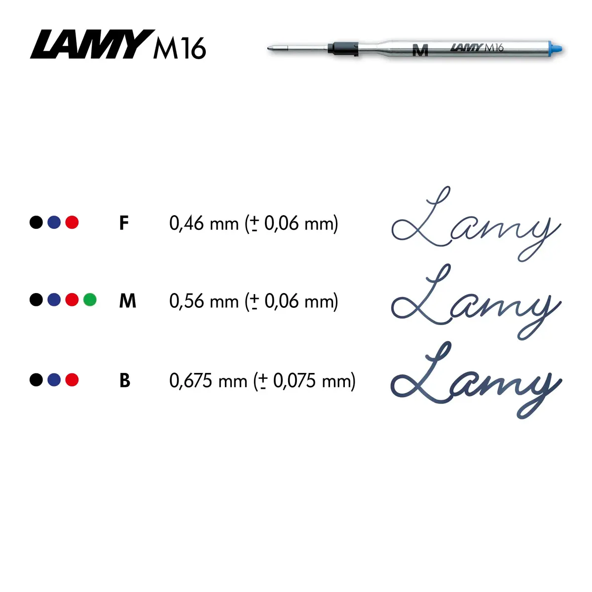Lamy cp1 black ballpoint pen | Minimalist metal body, cushioned stainless steel clip, M 16 refill - view 4