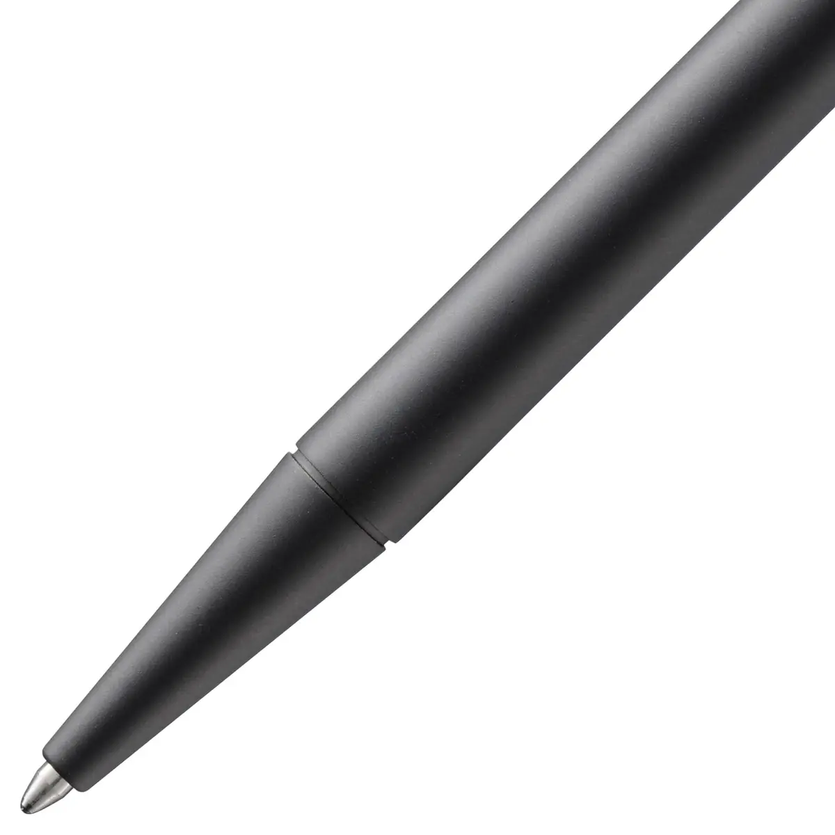 Lamy cp1 black ballpoint pen | Minimalist metal body, cushioned stainless steel clip, M 16 refill - view 3