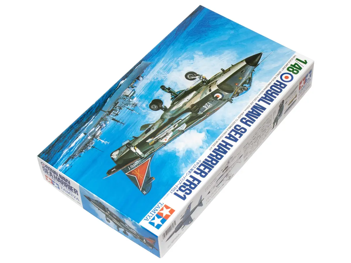 Tamiya 1/48 Scale Royal Navy Sea Harrier FRS.1 Model Kit 29.6cm (11.6 Inch) | Authentic British Aerospace Jet Fighter - view 2