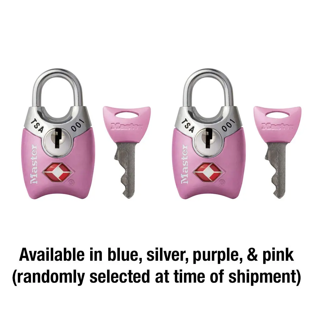 Master Lock TSA Approved Keyed Luggage Lock 2 Pack | Resettable Combination Lock for Travel - view 5
