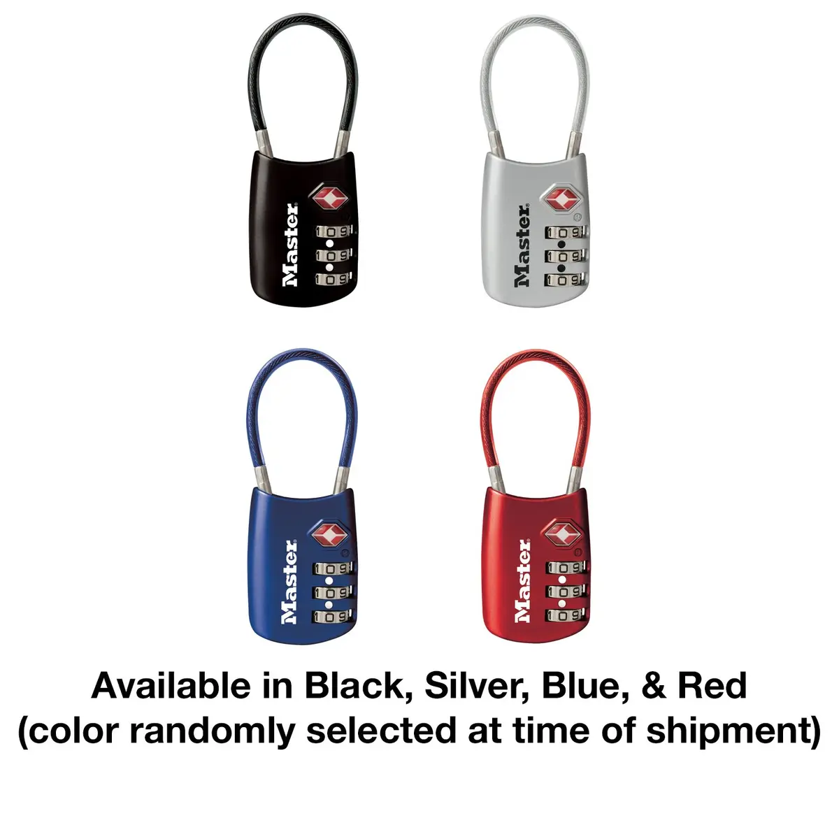 Master Lock TSA Approved Combination Luggage Lock 30mm Cable Lock | Set Your Own Combination - view 4