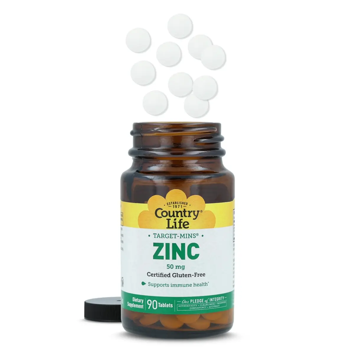 Country Life Target-Mins Zinc 50 mg 90 Tablets | Supports Immune & Protein Health - view 7