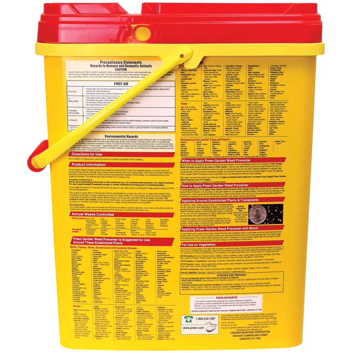 Preen Garden Weed Preventer 16 lb | Up to 3 Months Weed Control, Safe for 200+ Plants - view 2