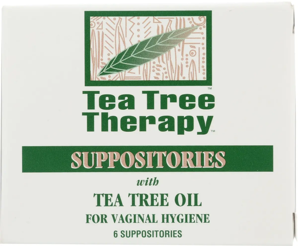 Tea Tree Therapy Vaginal Suppositories with Oil, 6 Count | Feminine Hygiene Support in India - main product image