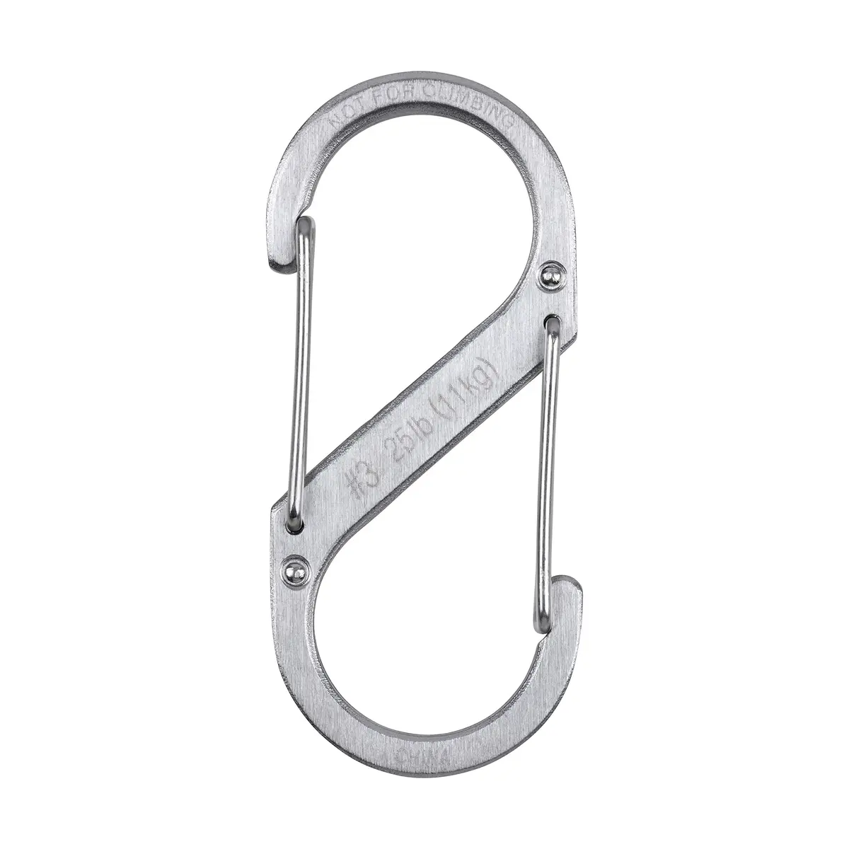 Nite Ize SB3-03-11 Size-3 S-Biner Dual Carabiner Stainless Steel | Durable Stainless Steel Performance - view 3