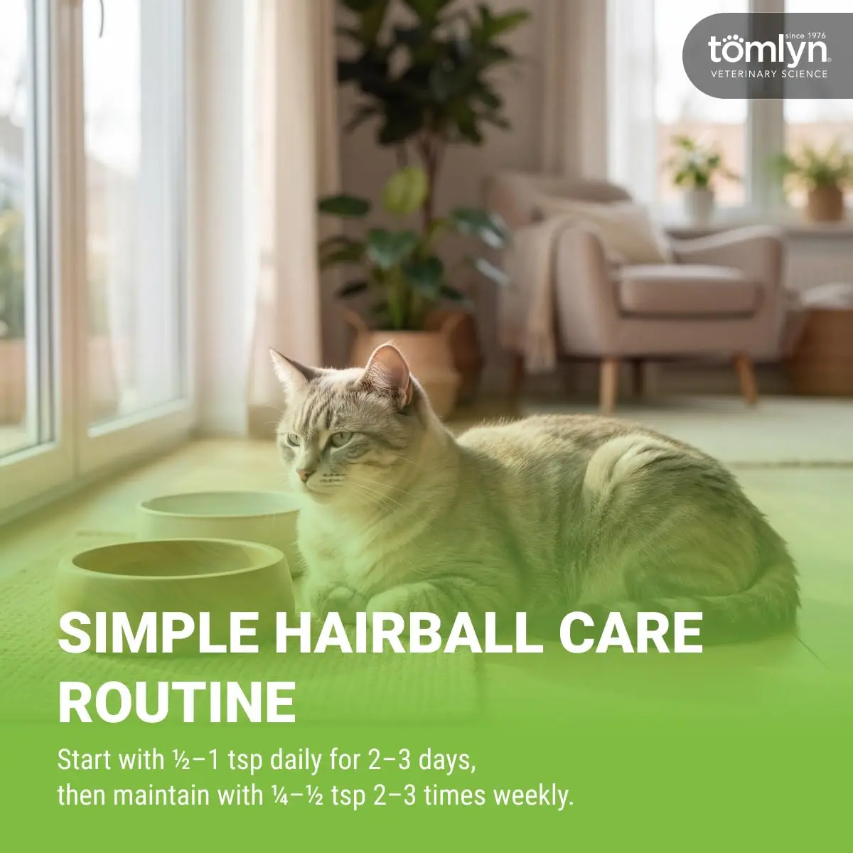 Tomlyn Hairball Gel for Cats with Catnip | Effective Hairball Prevention & Relief, 4.25 oz - view 5