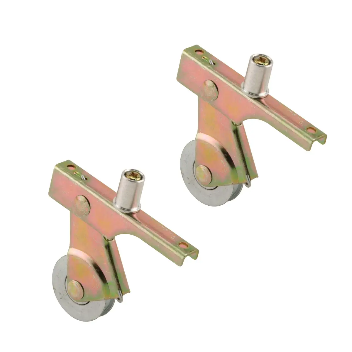 PRIME-LINE B 702 1 In. Steel Screen Door Roller (2 Pack) | Smooth Operation for Sliding Doors - main product image