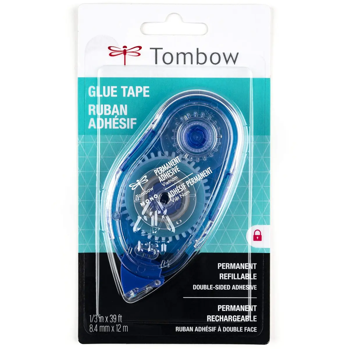 Tombow Mono Permanent Adhesive Applicator 1 Pack | Strong, Instant Bond for Paper & Photos - view 2