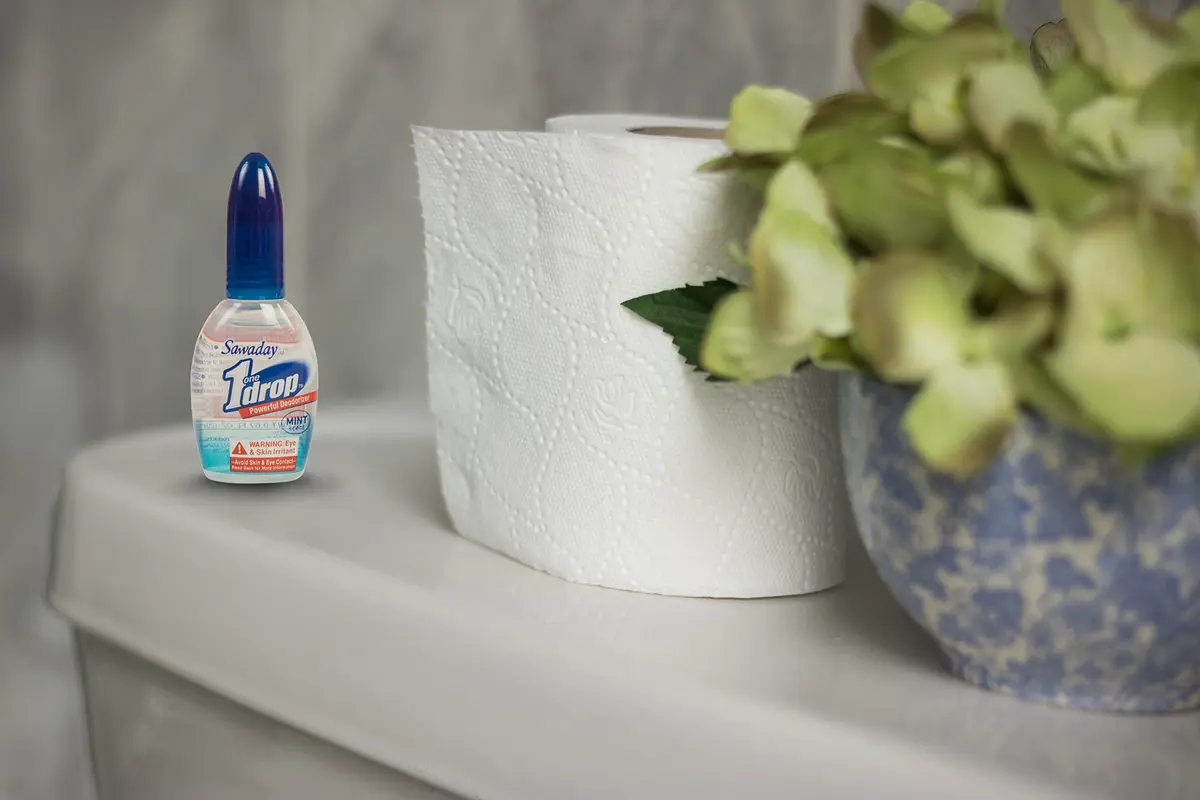 Sawaday OneDrop Powerful Deodorizer 0.67 fl oz | Mint Scent Toilet Drops for Odor Control - view 3