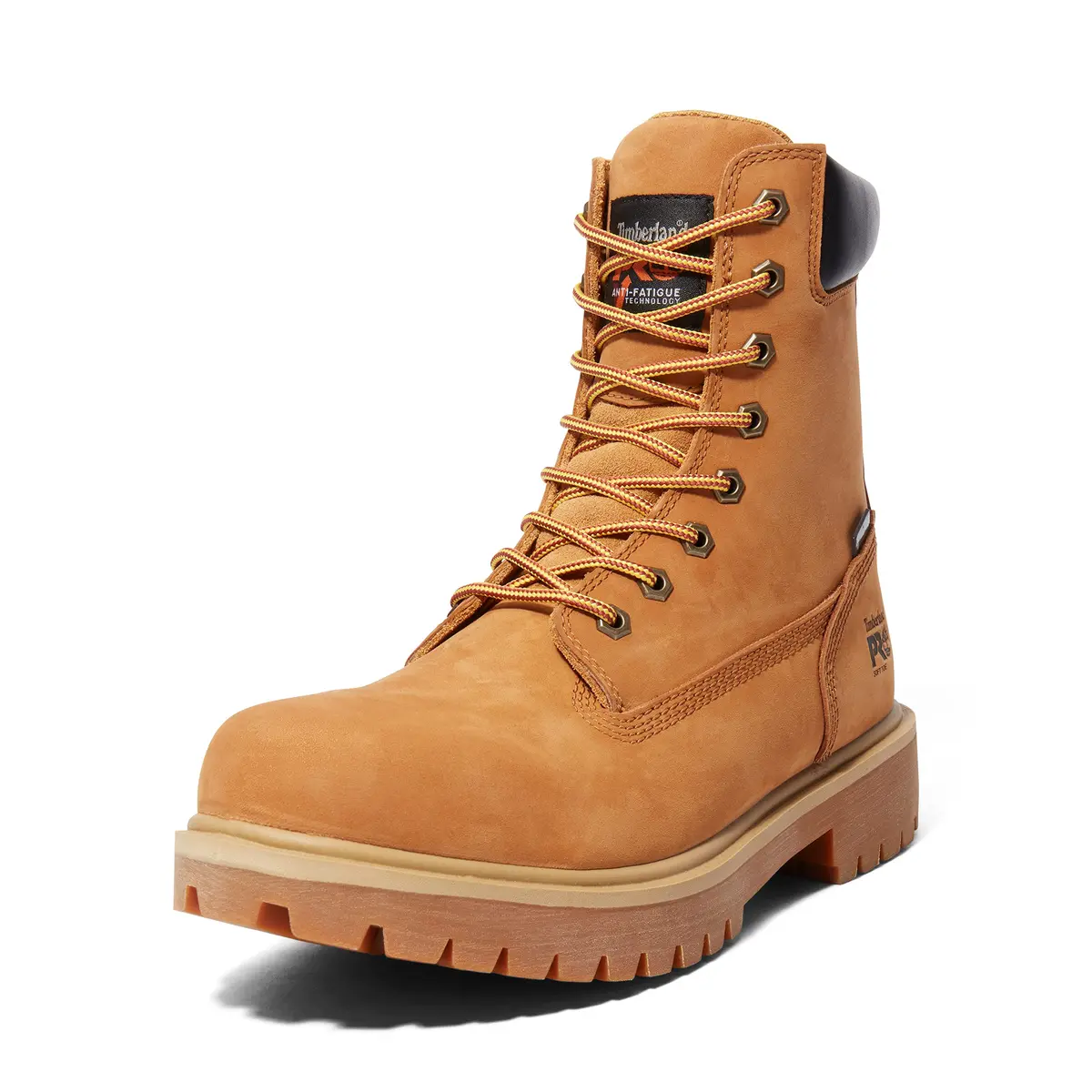 Timberland PRO Men's Direct Attach 8 Inch Soft Toe Waterproof Work Boot, Wheat, 15 | Insulated & Durable - main product image