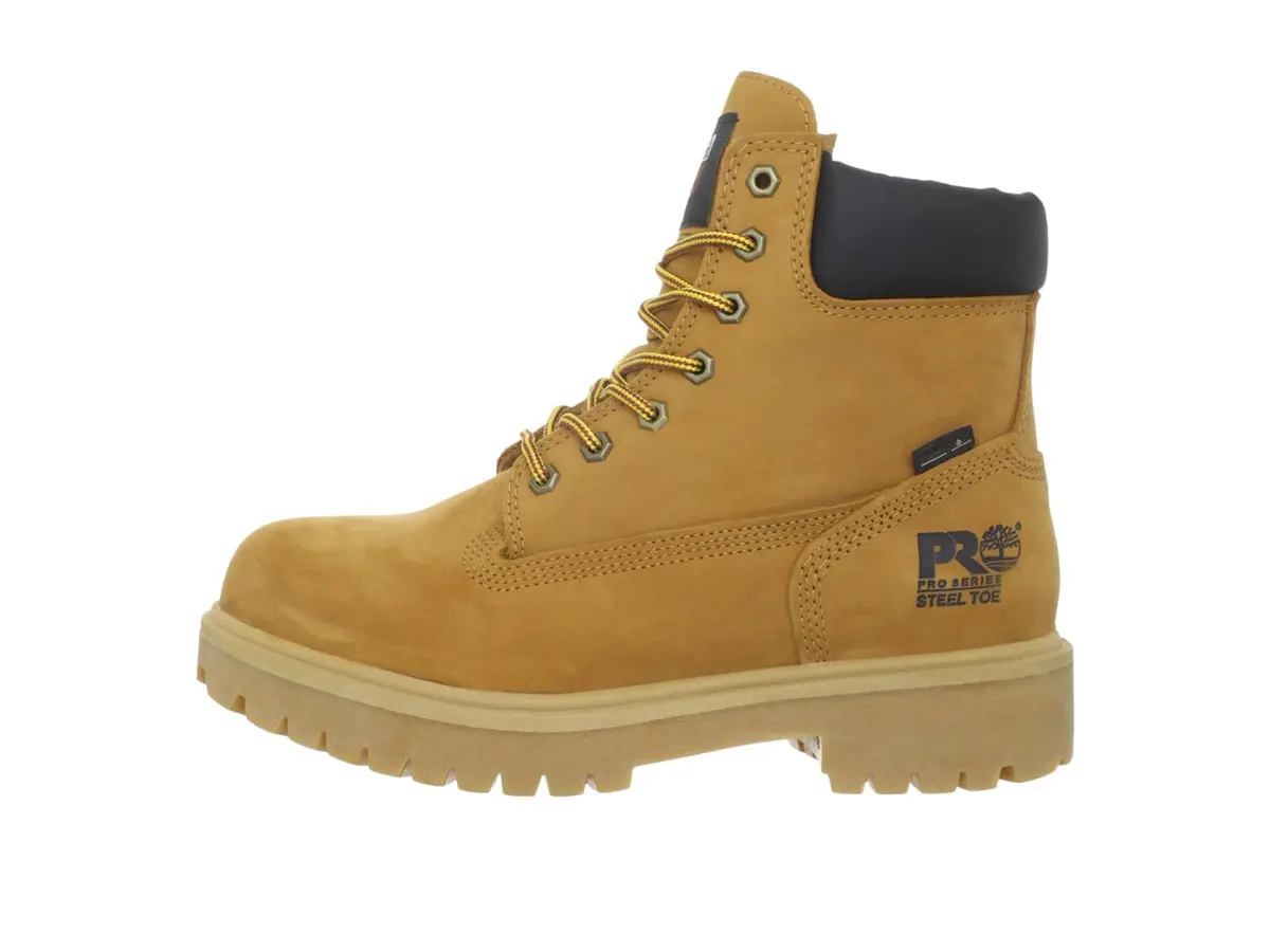 Timberland PRO Men's Direct Attach 6 Inch Steel Safety Toe Waterproof Insulated Work Boot, Wheat, 14 Wide - view 5