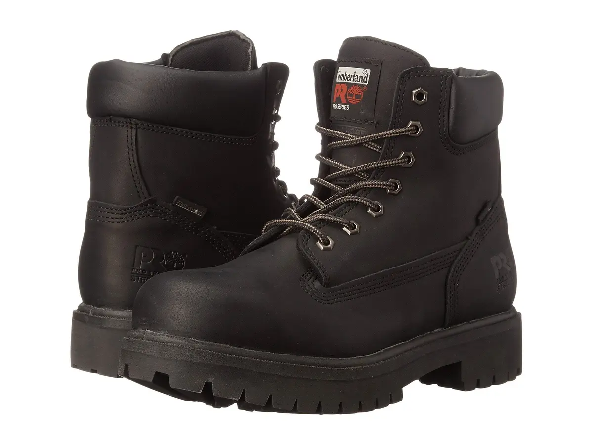 Timberland PRO Direct Attach 6 Inch Steel Safety Toe Waterproof Insulated Work Boot | Waterproof Leather, 14 US - main product image