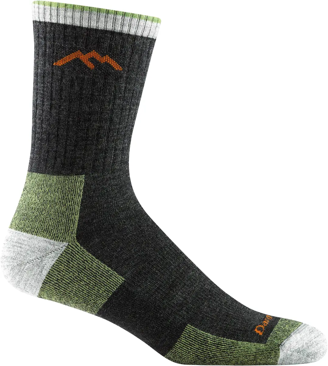 Darn Tough Vermont Men’s Merino Wool Micro Crew Cushion Socks | Hiking & Casual Comfort - main product image