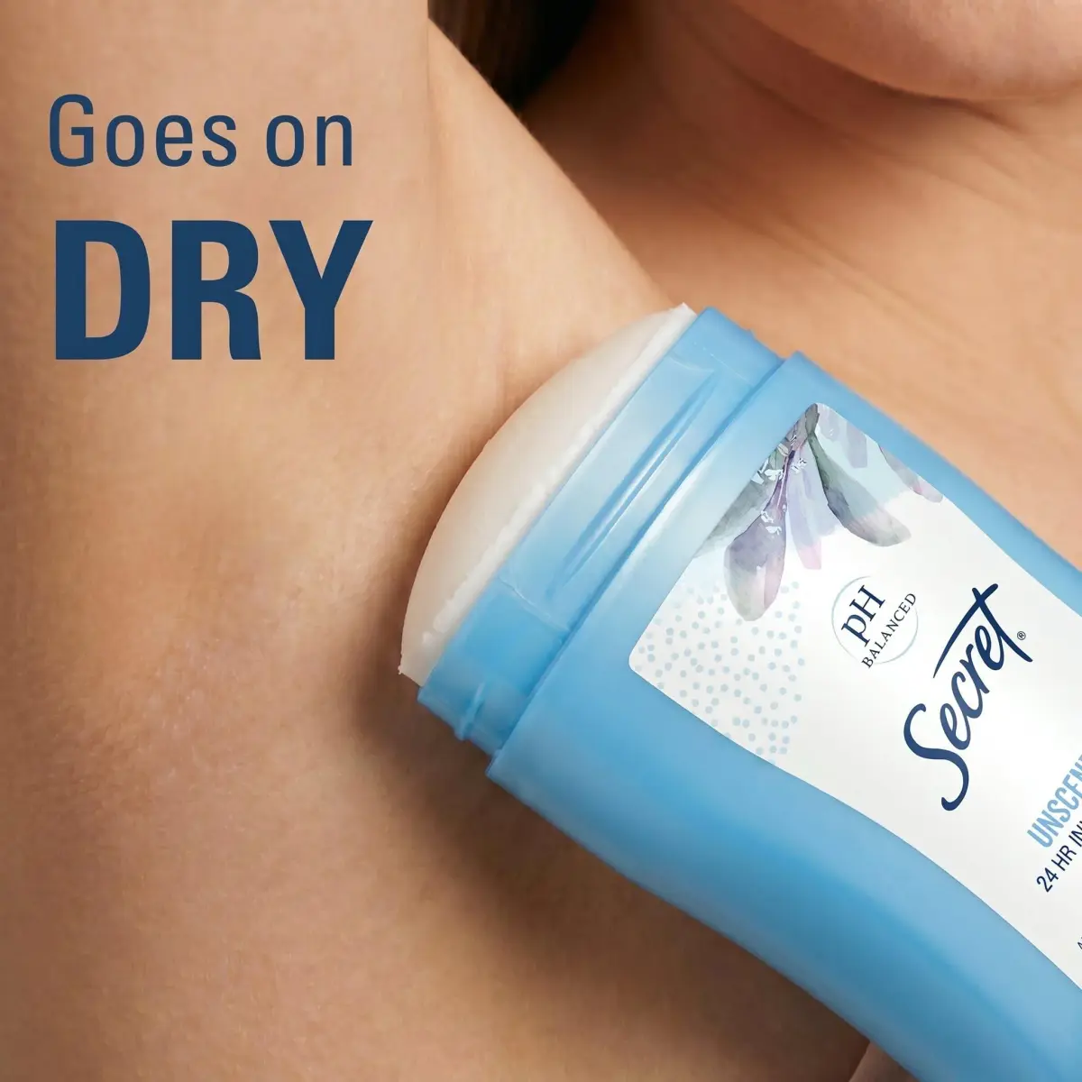 Secret Original Unscented Invisible Solid Antiperspirant & Deodorant 75ml (2.6 oz) | 24-Hour Sweat & Odor Protection - view 5
