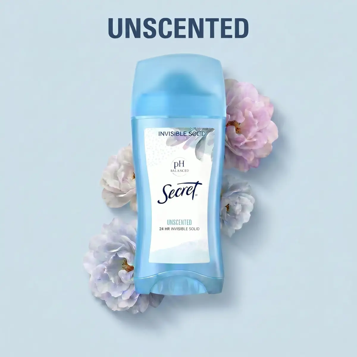 Secret Original Unscented Invisible Solid Antiperspirant & Deodorant 75ml (2.6 oz) | 24-Hour Sweat & Odor Protection - view 7