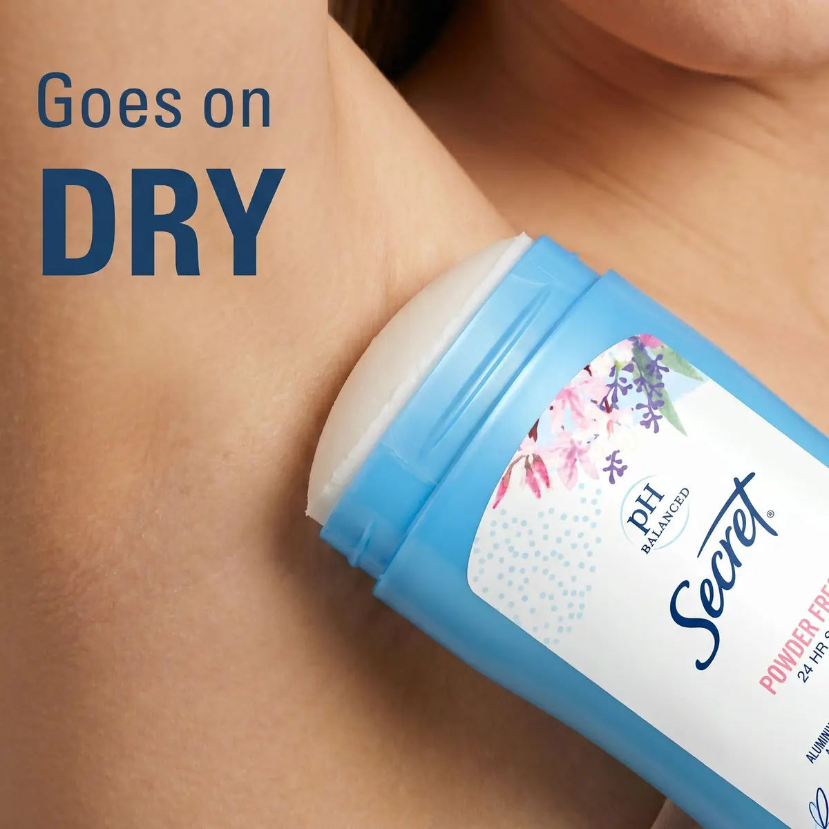 Secret Antiperspirant and Deodorant for Women, Powder Fresh Scent, 76.5g (2.7 oz) | 24hr Sweat & Odor Protection - view 5