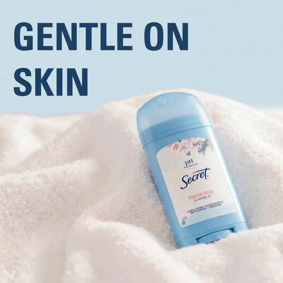 Secret Antiperspirant and Deodorant for Women, Powder Fresh Scent, 76.5g (2.7 oz) | 24hr Sweat & Odor Protection - view 4