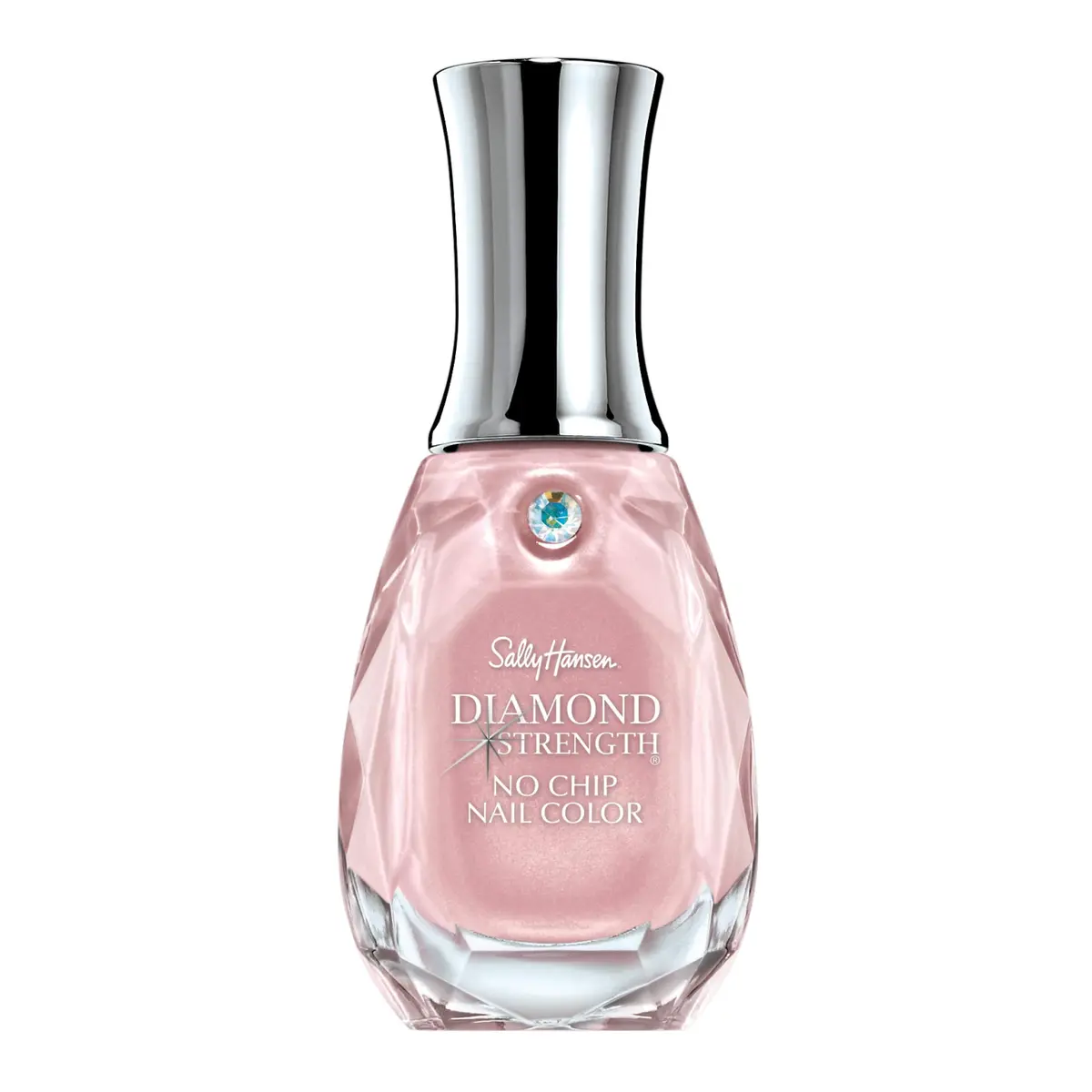 Sally Hansen Diamond Strength Nail Polish 0.45 Fl Oz | Sheer Shimmery Pink with Diamond Hard Formula - main product image