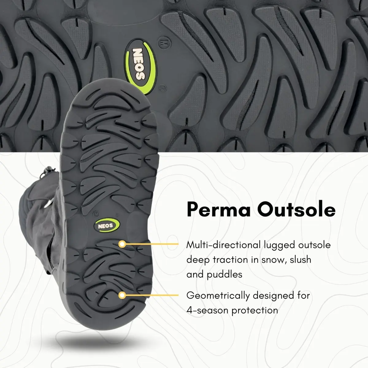 NEOS Overshoe Explorer Waterproof Insulated Winter Boot Covers for Work | Cold-Weather Traction & Durability - view 4